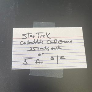 Star Trek Collectible Cards - 5 for a $1.00